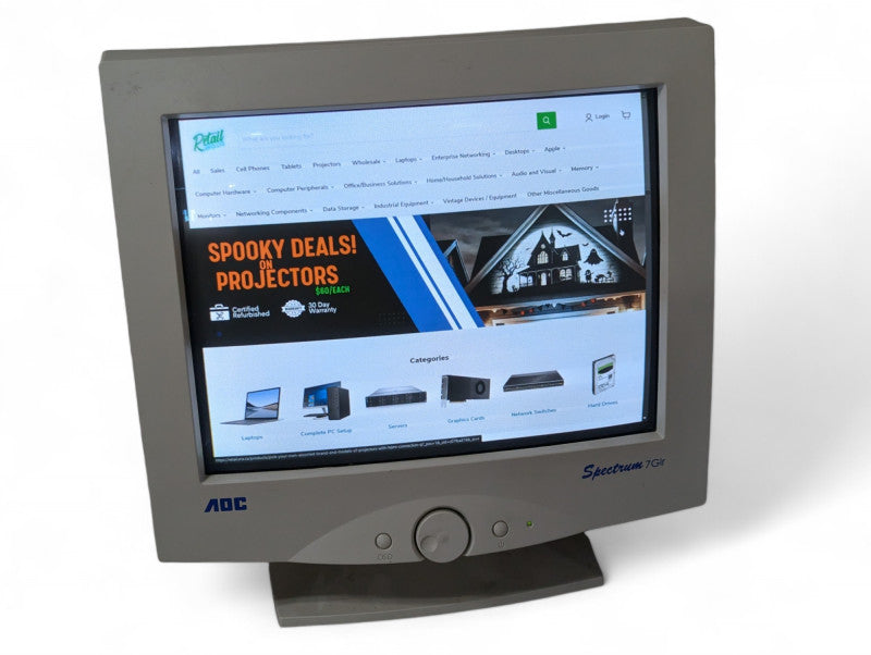 AOC Color CRT Monitor Spectrum 7Glr 17" Please READ  -