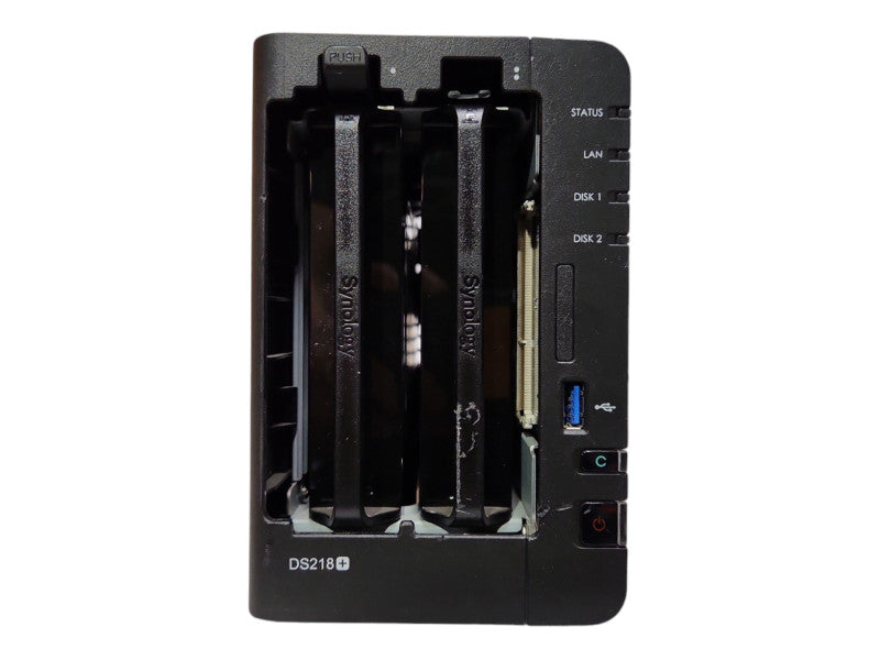 Synology DiskStation DS218+ 2 bays NAS, w/ 2x 2TB Hard Drives, READ