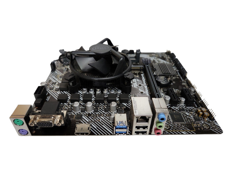 ASUS Prime H410M-E Desktop Gaming Motherboard w/ I/O Shield and CPU Cooler