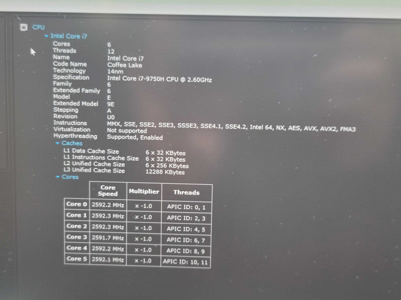 Lenovo ThinkPad P1| i7-9750H| 16GB DDR4| Quadro T1000| 512GB SSD  β Lap200