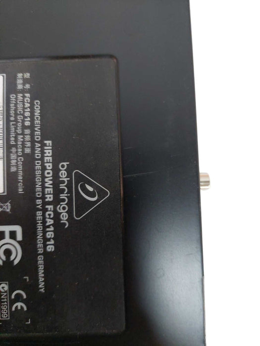 Behringer Firepower FCA1616 Firewire/USB Audio Midi Interface  =