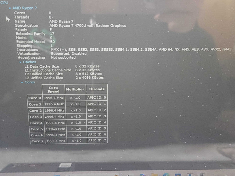 Lenovo IdeaPad Flex 5 14" | Ryzen 4700U| 8GB RAM| 256GB SSD READ β Lap200