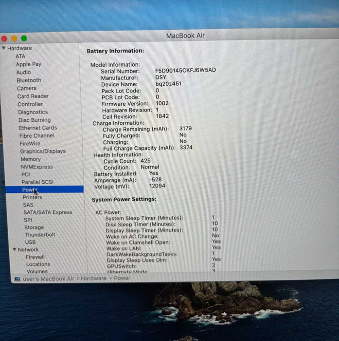 Apple MacBook Air Retina 13" 2018 i5-8210Y 16GB RAM 256GB SSD READ!