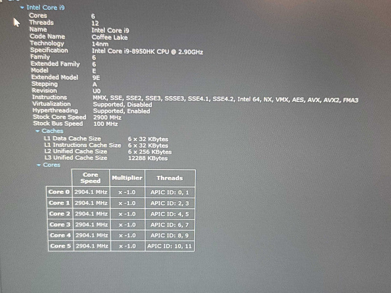 Alienware 17 R5| i9-8950HK| 32GB DDR4|GTX 1080| 1TB M.2 READ β Lap200