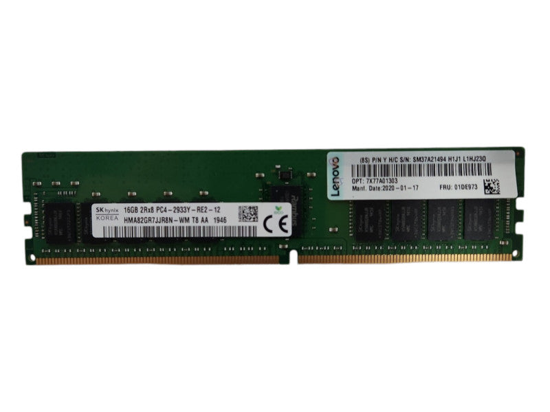 SK Hynix 16GB 2Rx4 PC4-2933Y-RE2, DDR4 Server Memory Q