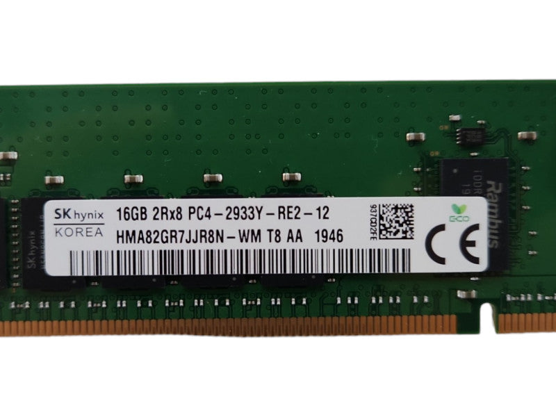 SK Hynix 16GB 2Rx4 PC4-2933Y-RE2, DDR4 Server Memory Q
