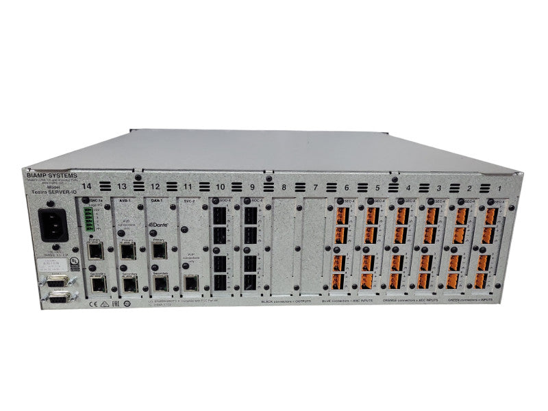 Biamp Tesira Server-IO Multi Input Presentation A/V Switcher !