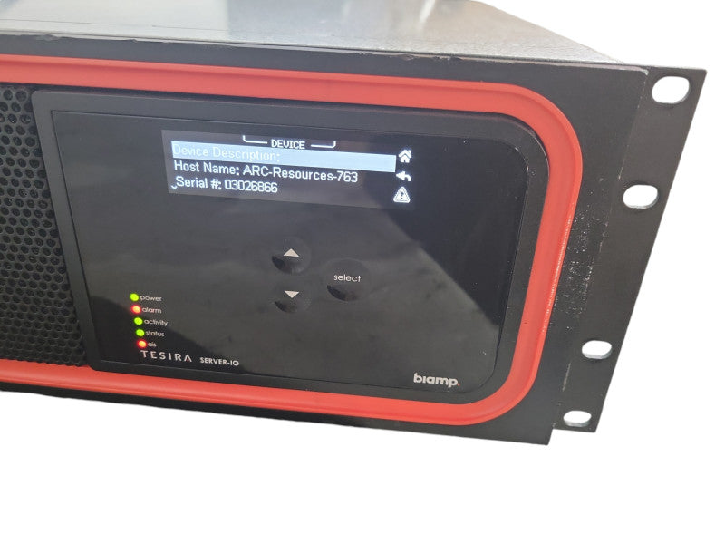 Biamp Tesira Server-IO Multi Input Presentation A/V Switcher !