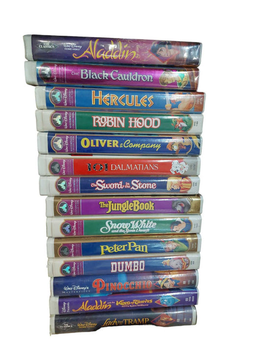 Disney VHS Bundle of 25 Movies  =