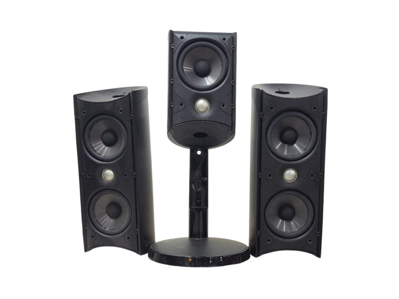 Polk Audio 3 pieces Set:1xRM201, 1xRM202 & 1xRM101 Surround Sound/Satellite