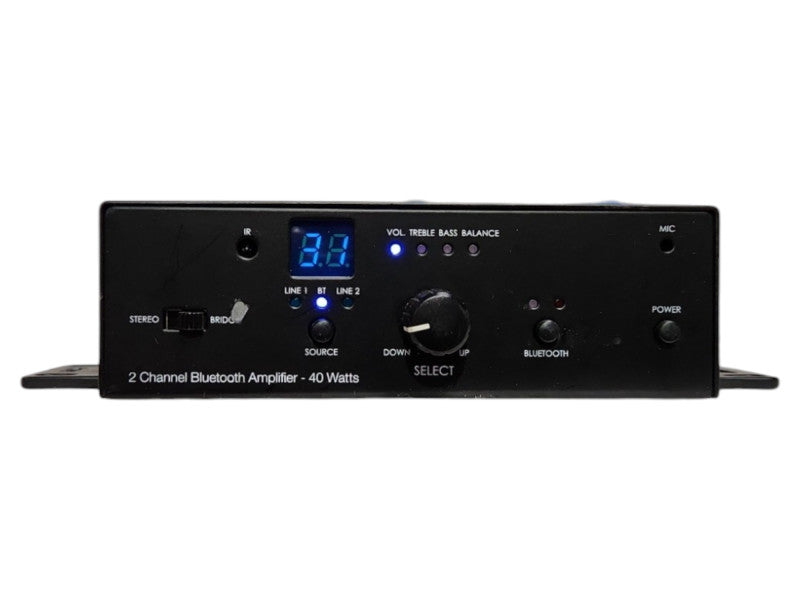 AMP-D20BR CLASS D BLUETOOTH AMPLIFIER, READ