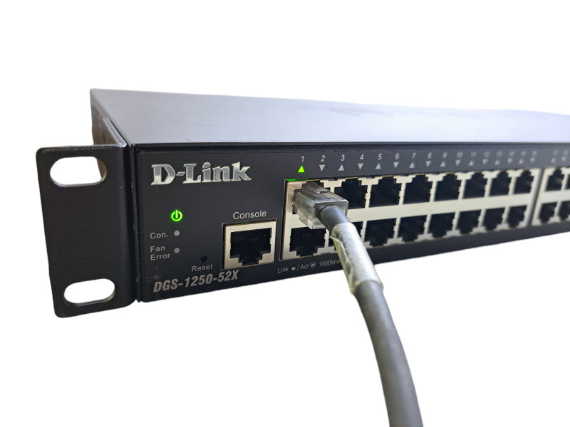 D-Link DGS-1250-52X | 52-Port Gigabit, 4x 10G SFP+ Smart Managed Switch