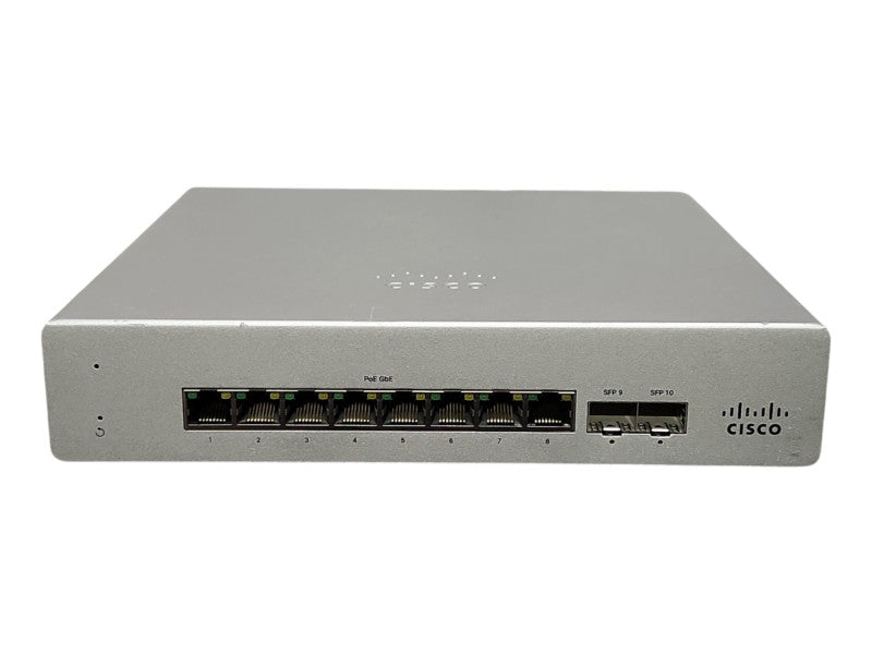 Cisco MS120-8FP, 10-Port Gigabit PoE Managed Ethernet Switch *UNCLAIMED