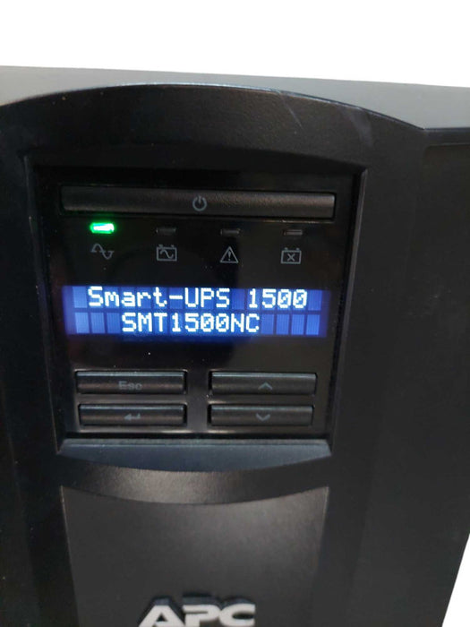 APC Smart UPS 1500 Model: SMT1500NC =