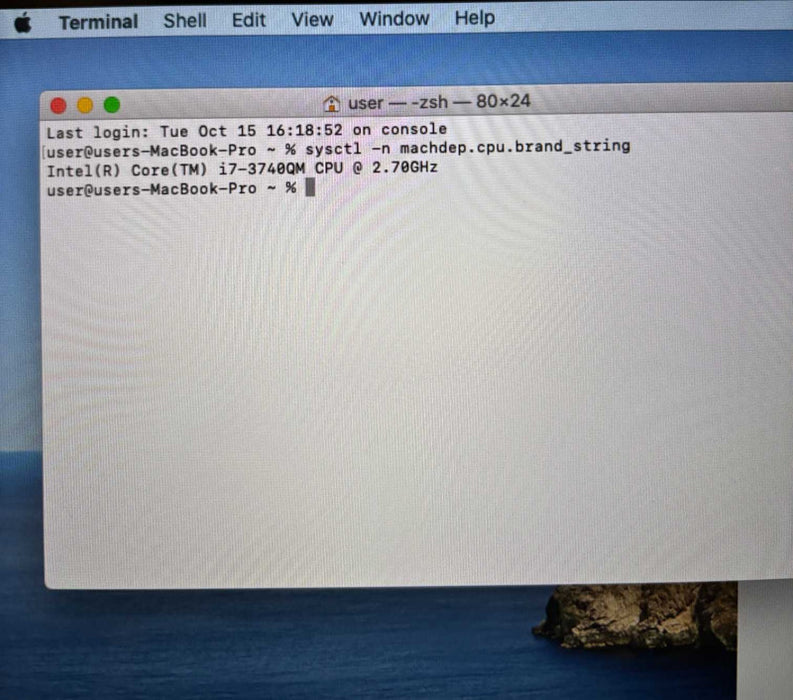 Apple MacBook Pro 15" Early 2013 i7-3740M GT650M 1GB GPU 16GB 256SSD READ