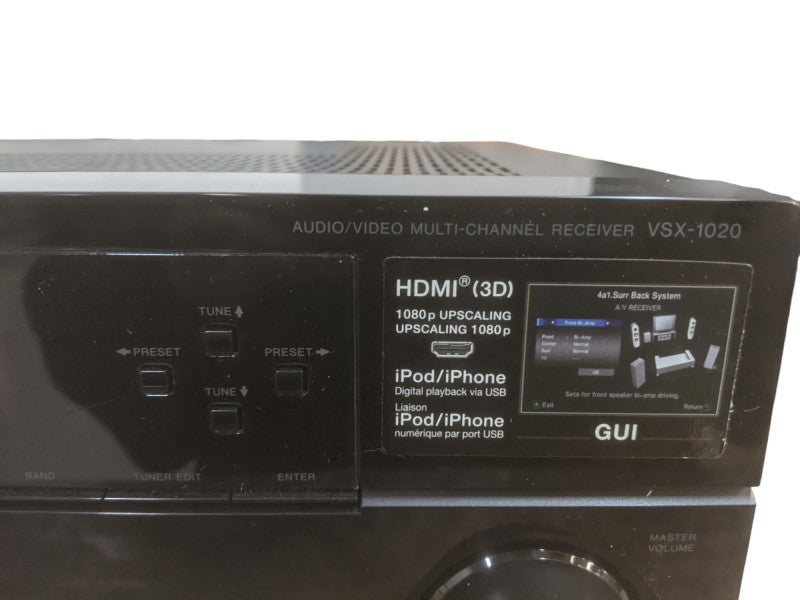 Pioneer VSX-1020-K | Audio/Video Multi-Channel Receiver | *READ*