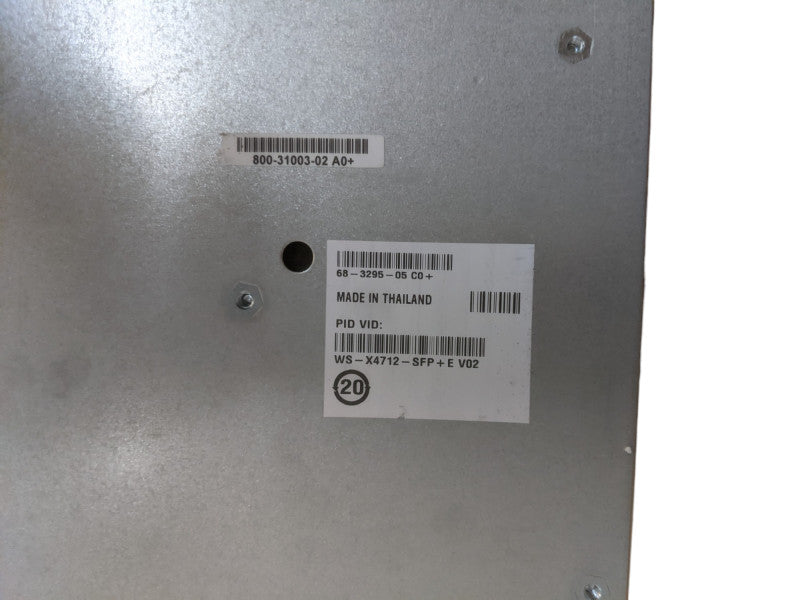 Cisco Catalyst 4500 | 12-Port SFP Ethernet Module | WS-X4712-SFP+E V02