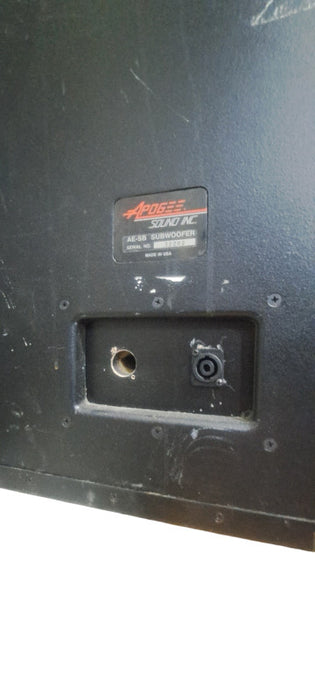 Pair of Apogee AE-SB  Compact Passive Subwoofer