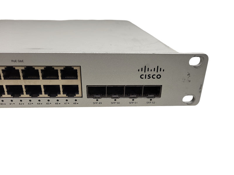 Cisco Meraki MS220-48LP | 48-Port Gigabit PoE Cloud Managed Switch Unclaimed Q$