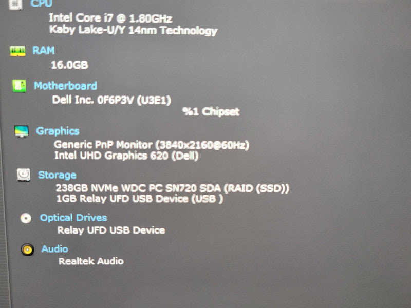 Dell XPS 13 9370| i7-8550U| 16GB DDR3L| 256GB SSD READ  β BudLap