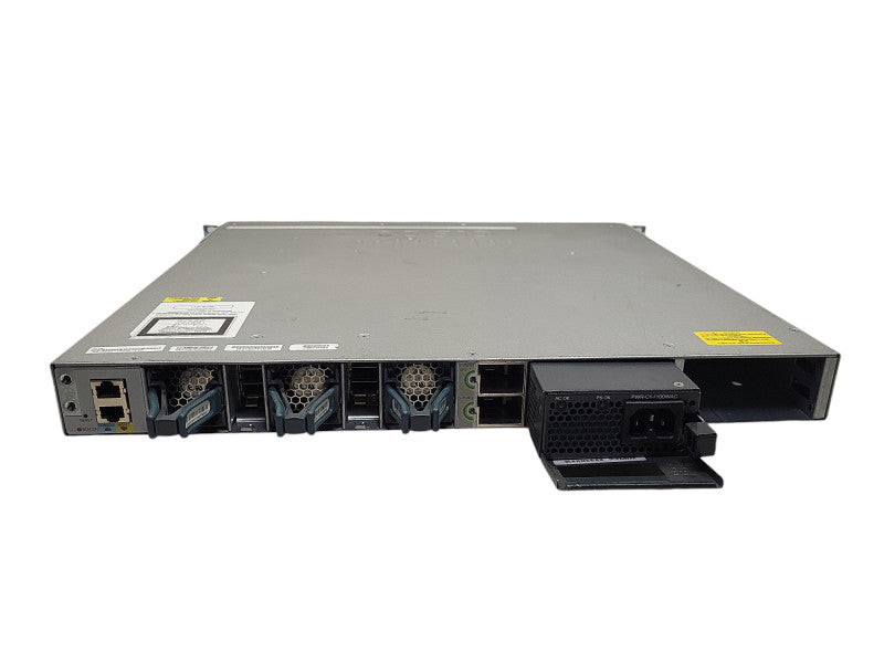 Cisco WS-C3850-12X48U-S 48-port UPOE Switch /w C3850-NM-4-1G + 1100WE PSU $