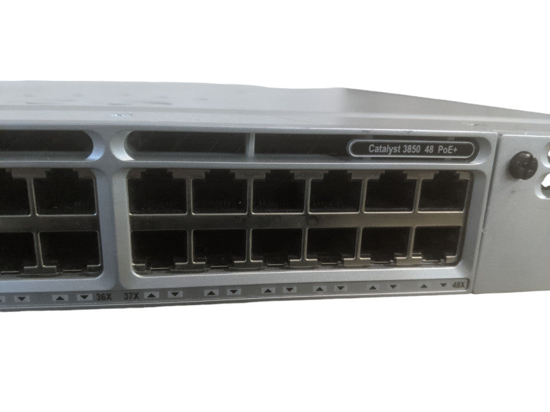 Cisco WS-C3850-48P-S V06 | 48-Port Gigabit PoE Switch | 1x 715w PSU Q