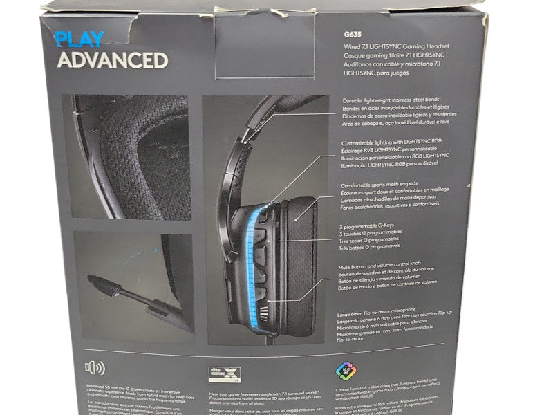 Logitech G635 7.1 LIGHTSYNC Gaming Headset _