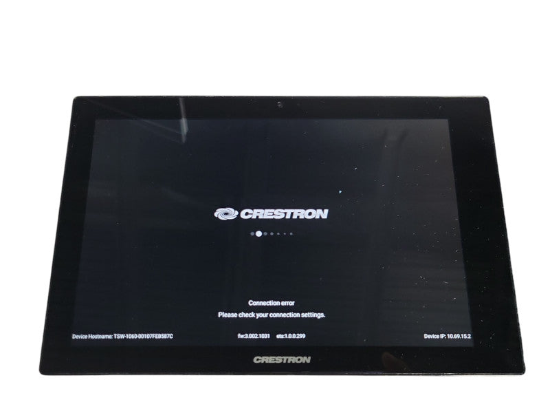 Crestron TSW-1060-B-S 10” Touch Screen Panel 6507651 Q_
