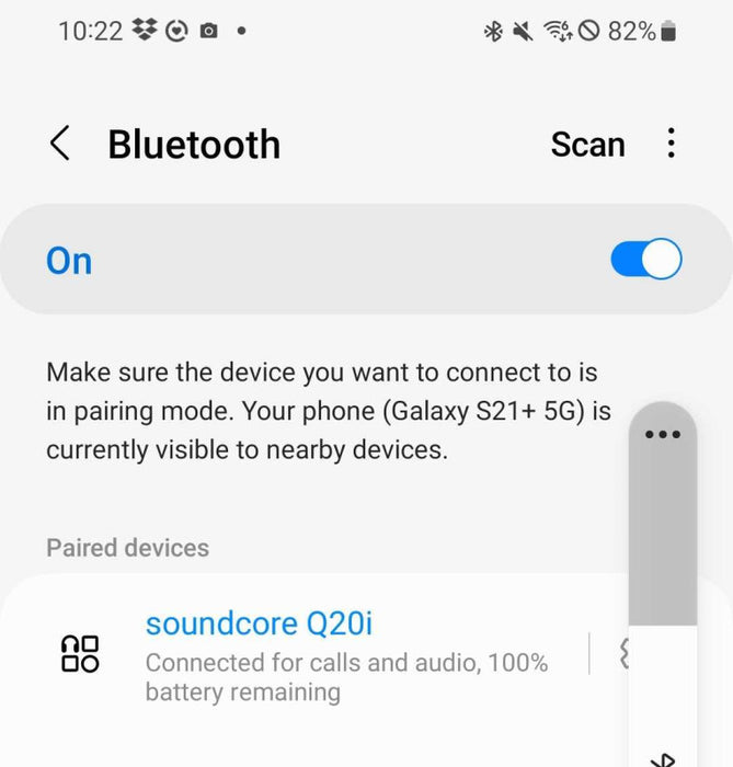 Soundcore by Anker Q20i  A3004 Bluetooth Headphone _