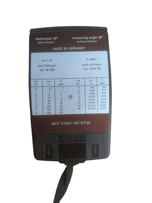 Gossen SBC Luna-Lux | Rotary Dial Light Meter In Leather case | *READ*