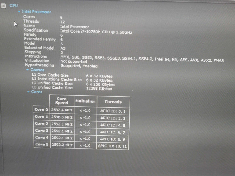 Dell Precision 3551| i7-10750H| 16GB DDR4| Quadro P620|  β Lap200