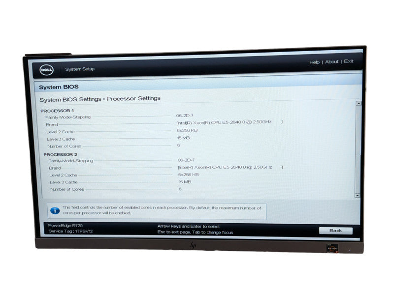 DELL PowerEdge R720 2x Intel Xeon E5-2640 0 @ 2.50Ghz 128GB RAM H710 mini -
