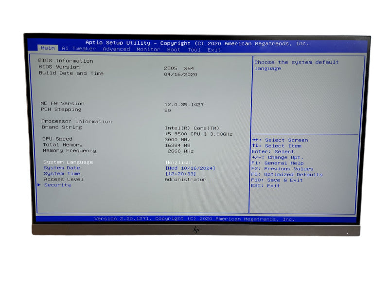 Custom PC Desktop i5 - 9500 CPU @ 3.00GHz 16GB DDR4 Ram Qθ