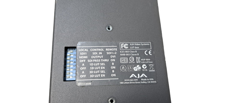 AJA LUT-BOX IN-LINE COLOR TRANSFORM SDI HDMI