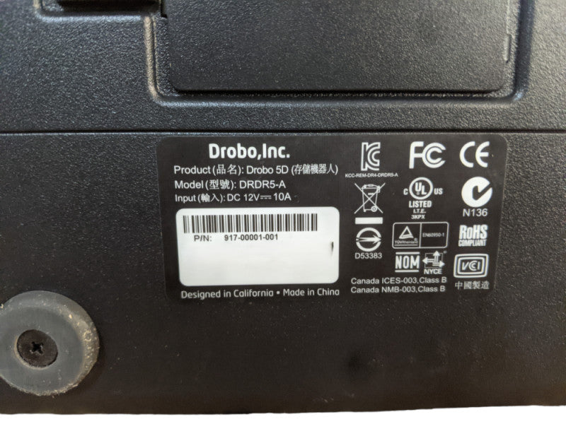 Drobo 5D | DRDR5-A 5-Bay Storage Array | No HDD | *READ*
