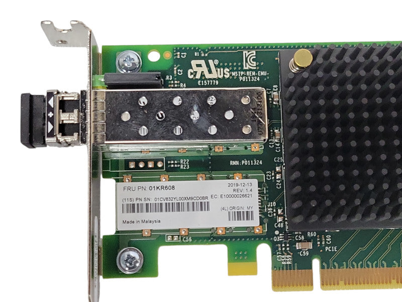 Lenovo FC-Controller 1-Port 16Gbps SFP FC PCI-e - 01KR608 Low profile brack _