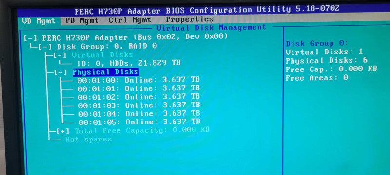 Dell PowerEdge T340, Xeon E-2136 3.3GHz, 32GB DDR4, H730P, 2x PSU, 6x 4TB HDD _