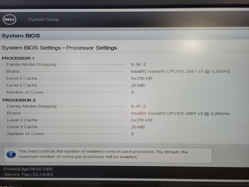 Dell OEMR XL R630 -2x Xeon E5-2667 v3 @  128GB RAM NO HDD PERC H730 Mini 2.5" !