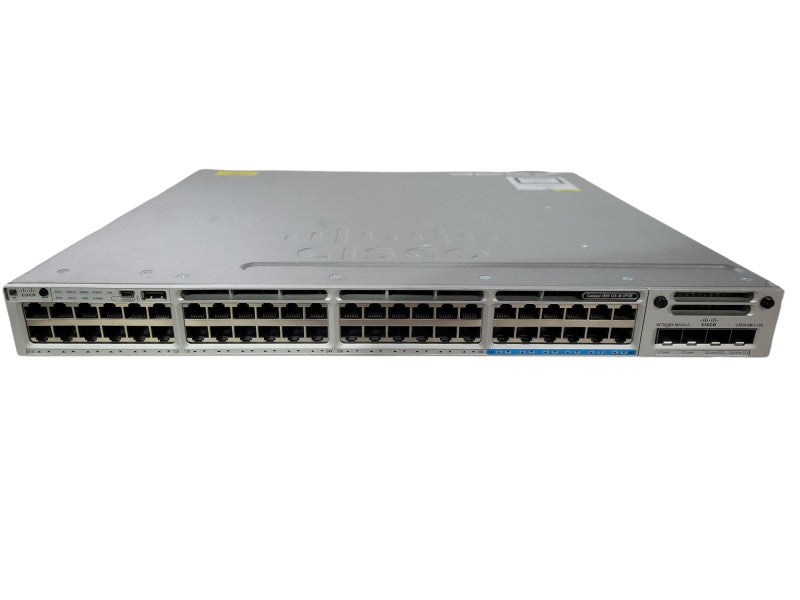 Cisco WS-C3850-12X48U-S, 48-Port UPoE (12x 1/10G) Switch w/ C3850-NM-2-10G !