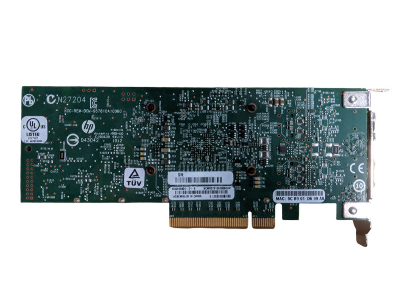 HP Ethernet 10Gb 2 - Port 530SFP+ Adapter | 656244-001 | Low-profile