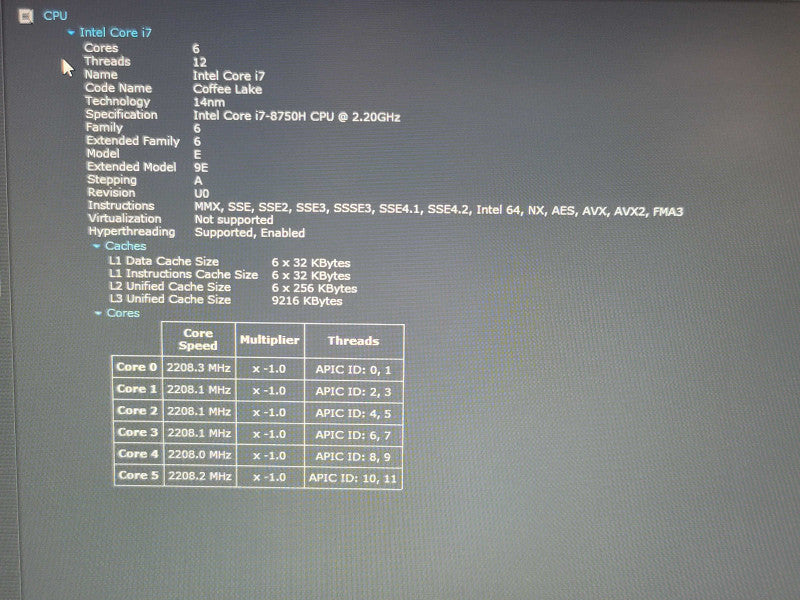 ASUS ROG Strix GL703GE | i7-8750H | 32GB DDR4| GTX 1050 Ti| 512GB SSD READ  β Lap200