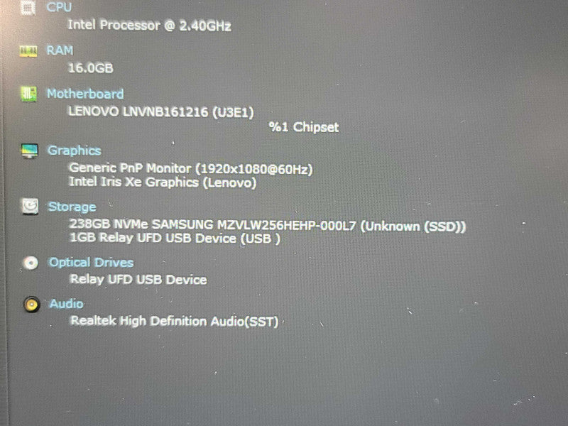 Lenovo ThinkBook 14 G2 ITL| i5-1135G7| 16GB DDR4| 256GB SSD| READ  β Lap200