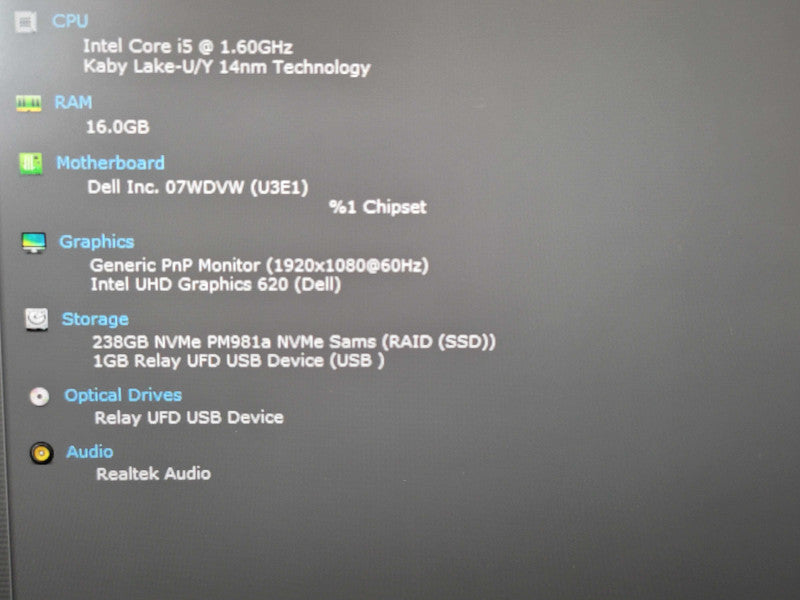 Dell Latitude 7400| i5-8665U|16GB RAM| 256GB SSD  β BudLap