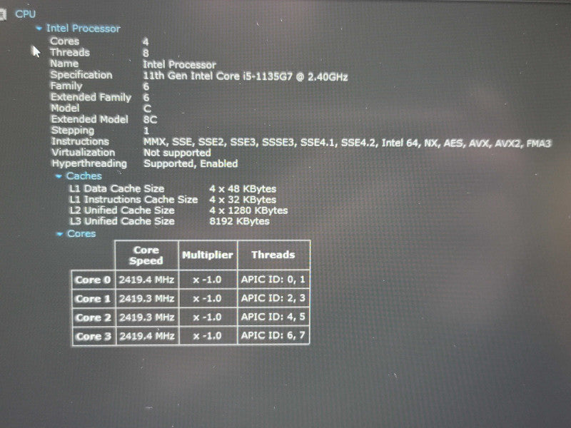 HP EliteBook 850 G8| i5-1135G7| 16GB DDR4| 256GB NVMe β Lap200
