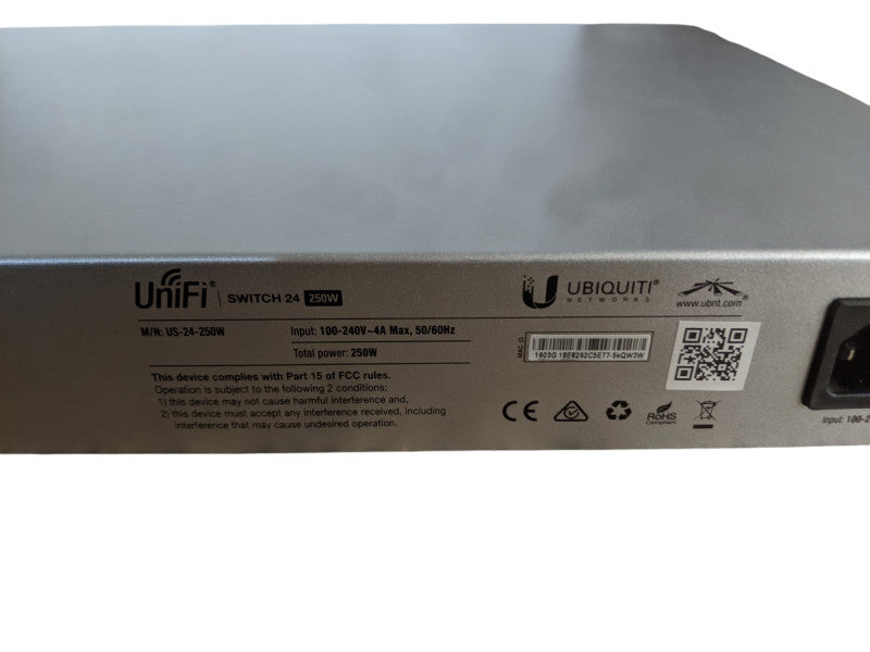 Ubiquiti 24-Port Managed PoE Gigabit Switch (US-24-250W) | Parts *READ*