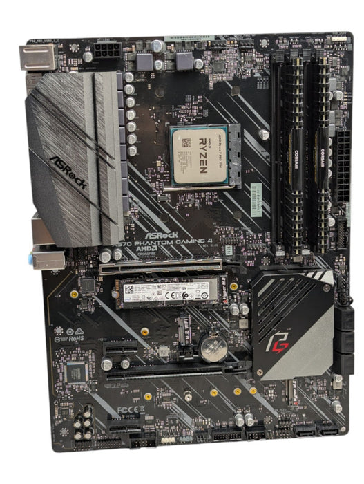 ASRock X570 Phantom Gaming 4 Ryzen 3700 8 Core 32GB RAM & 256GB NVMe SSD   -