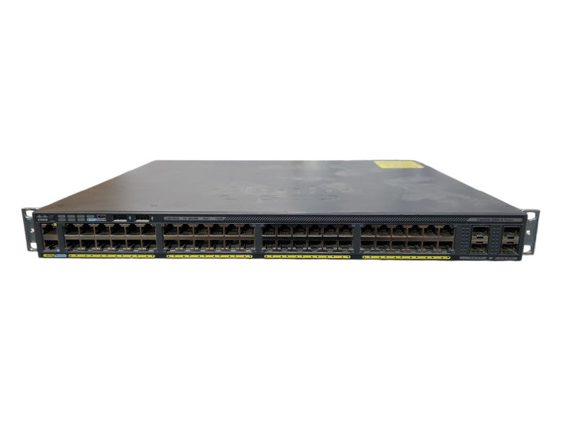 Cisco WS-C2960X-48FPS-L, 48 Port Gigabit PoE+ 740W Switch, 4x SFP