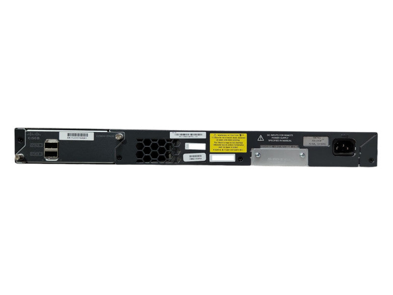 Cisco WS-C2960X-48FPS-L, 48 Port Gigabit PoE+ 740W Switch, 4x SFP