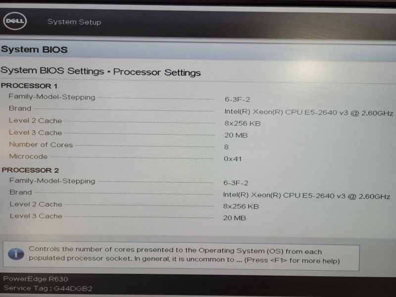 Dell PE R630 1U 8x 2.5" 2x Xeon E5-2640 v3 2.6GHz  16GB DDR4 PERC H730P Mini !