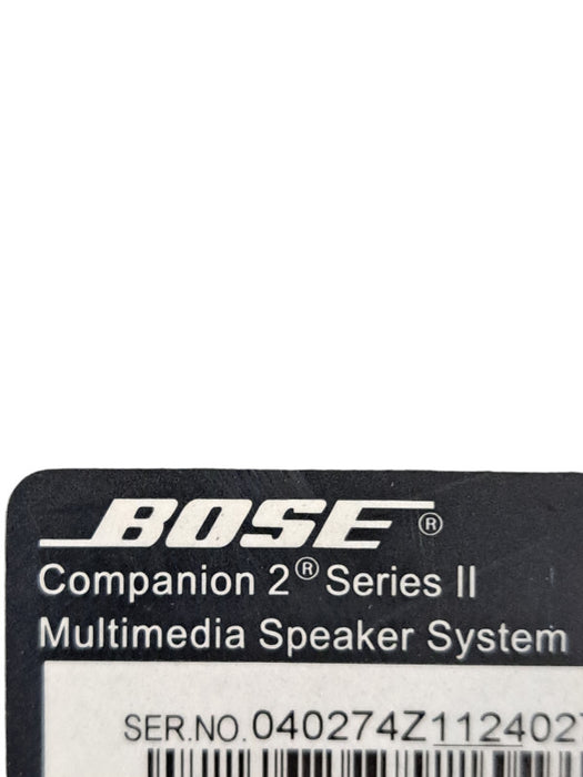 Bose Companion 2 Series II Portable Speaker System